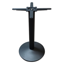 Sand Black Round Cast Iron Table Base
