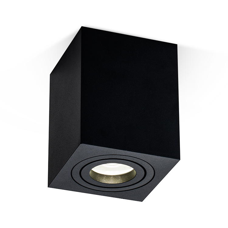 Led surface mounted spotlight 90*90MM GU10 mount ceiling light downlight fixture