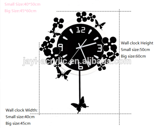 Diy Wall sticker clock ,Modern Fashion wall sticker clock