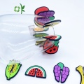 Venta caliente Diseño de frutas personalizadas Marcador de bebida de silicona