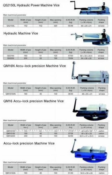 precision milling Machine Vice