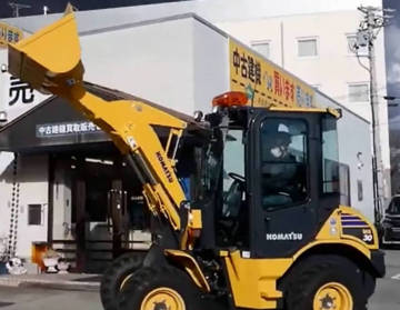 Used Japanese-Made WA30-6 Mini Loader (0.3 Ton) for Sale