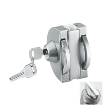 Commercial No Drill Single Side Glass Door Lock