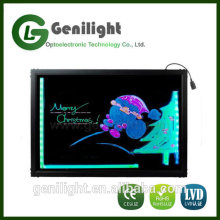 70*50cm Tempered Glass Illuminated LED Message Writing Board