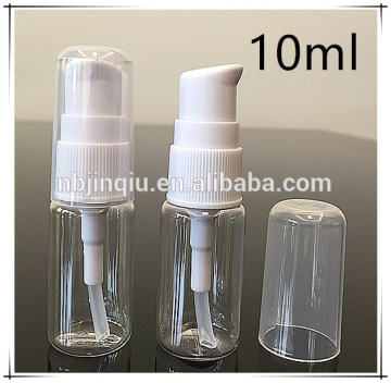 10ml plastic pet cream bottle/travel bottle set