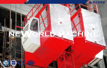High reliability passages cage hoist Elevator 15 - 450m