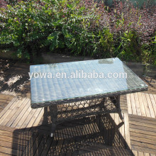 POLY RATTAN SQUARE COFFEE TABLE
