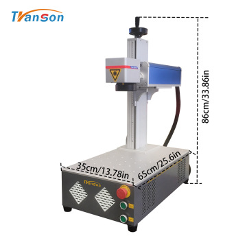 Máquina de marcação a laser de fibra de 30 w de mesa compacta