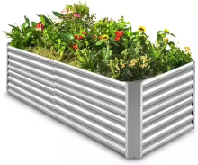 Wholesale 8x4x2ft Steel Raised Garden Beds: Your gardening solution