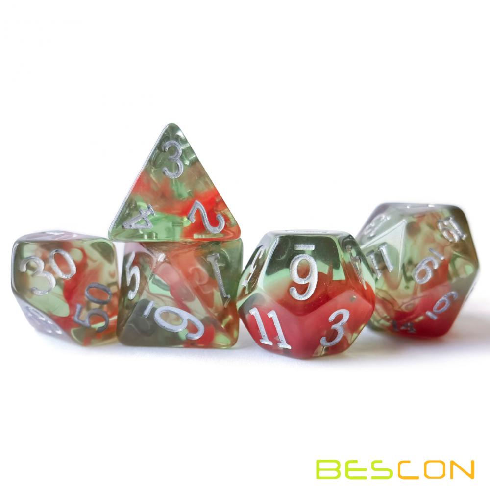 Nice DICE RPG Rôle de jeu jeu Dice Set, Nebula Mixed polyédrique DND Dice pour RPG MTG Table Game DICE