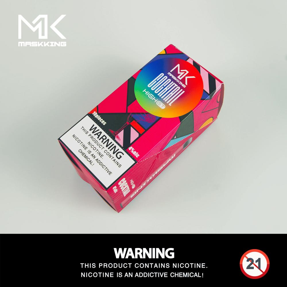 Maskking high GT zijn vape-pennen toegestaan ​​in zes vlaggen