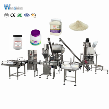 CE Fully Automatic Lactose Free Milk Powder Jar Filling Machines