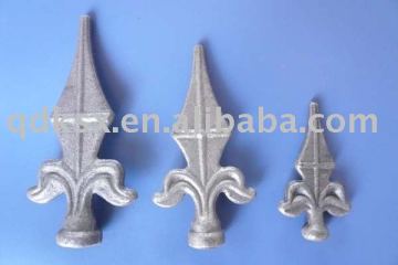 Wrought iron spear points