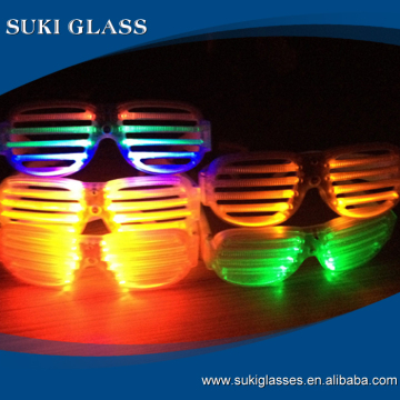 2016 fashion promotion led sunglasses flash sunglasses party glasses