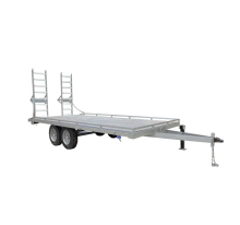 Chinese 7 Ton Low-Profile Flatbed Trailers for African Markets
