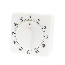 Small Square Kitchen Timer 60 Minute Mechanical Reminder
