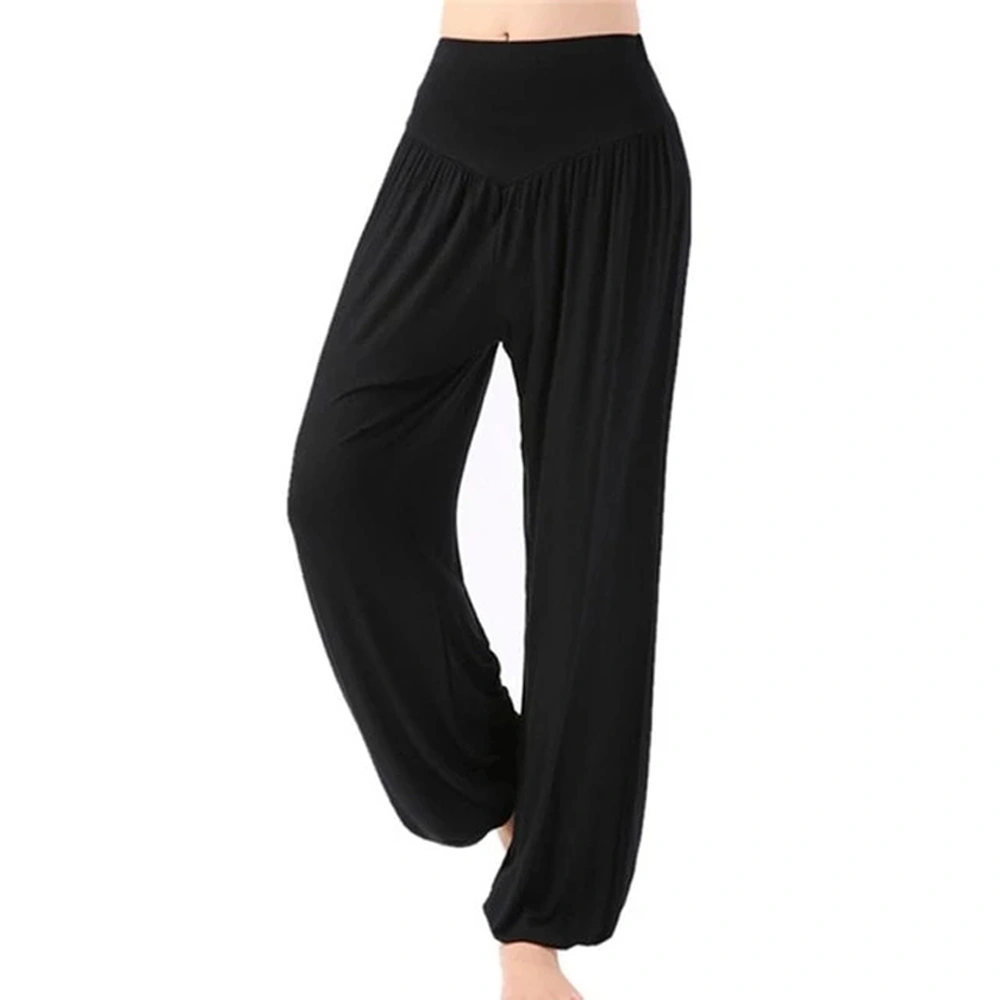 High Waist Dancing Trouser Sport Yoga Soft Lantern Pants