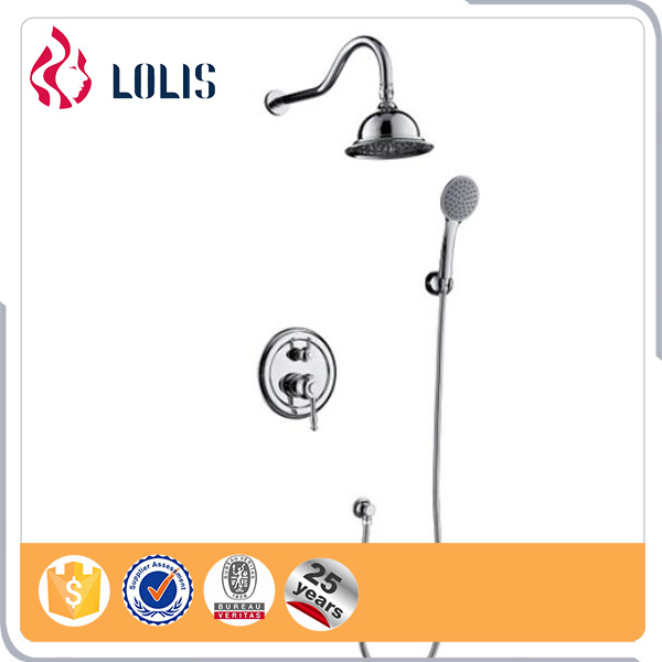 (YL-91075) Brass rainfall shower head bathroom concealed bath shower faucet