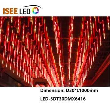 DMX512 3D LED 튜브 클럽 조명