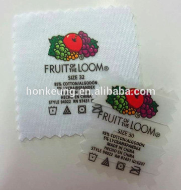 Custom heat transfer label printing, heat transfer label on silk screen, factory direct wholesale