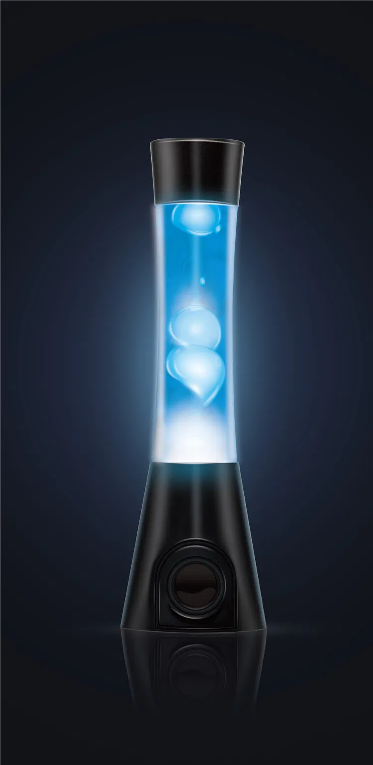 High-Quality Bedroom Speaker with Colorful Lava Lamp and Light