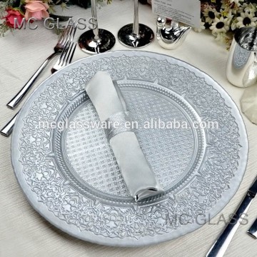 Decorative Antique Embossed Wedding Charger Plate Wholesale