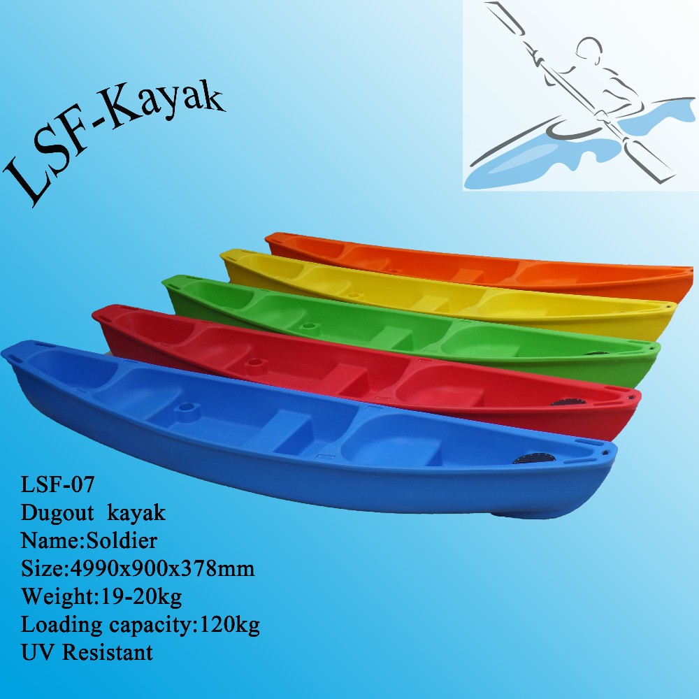 wholesale plastic kayak dugout Canoe for sale LLDPE