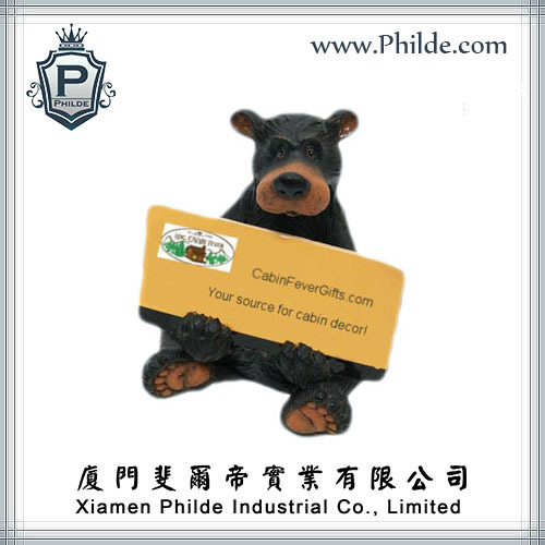 Animal Figure Figurines Business Card Holder