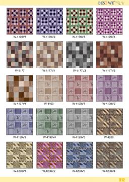 Best We Vinyl tablecloths with white square