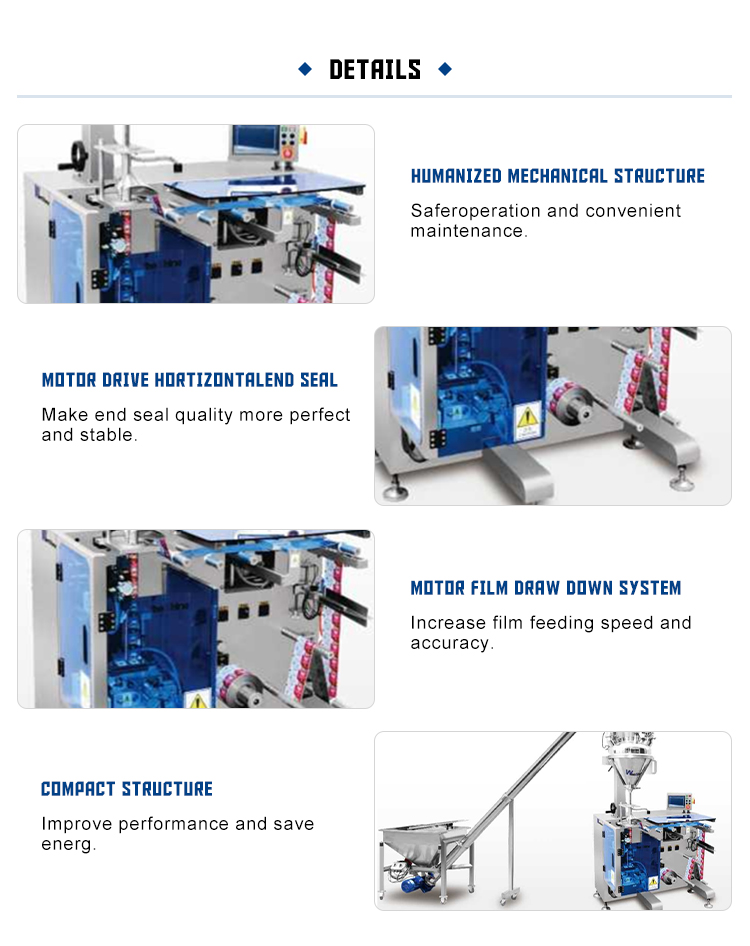 High Quality PVP Automatic Powder Packing Machine For Flour Coffee Powder Spices With Auger Filler Solution In Cheap Price