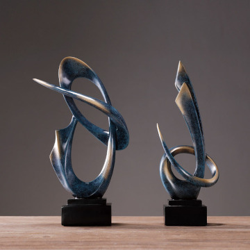 Indoor decoration small fiberglass art statue