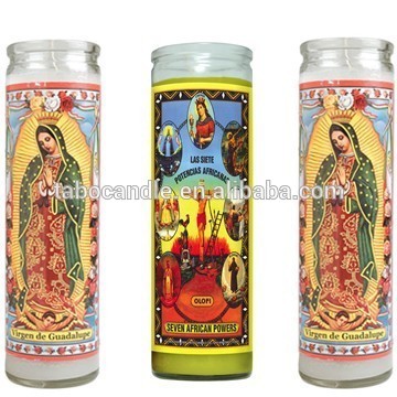 hot sales glass candle church