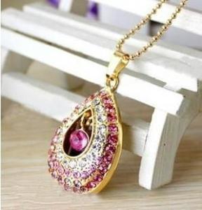 Crystal Necklace USB Flash Disk