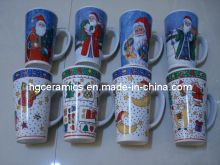 Christmas Pringting Mug, 16oz Ceramic Mug