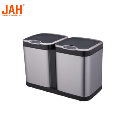 Contenedor de basura con sensor de acero inoxidable clasificable JAH 430