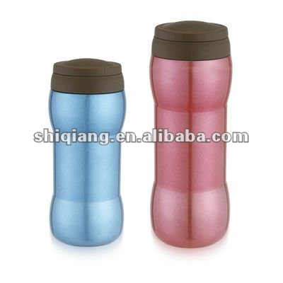 300ml promotion cheap double wall stainless steel vacuum travel flask water bottle with filter