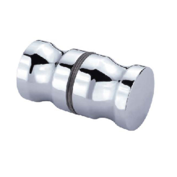 Stainless Steel Silver Shower Glass Door Knob