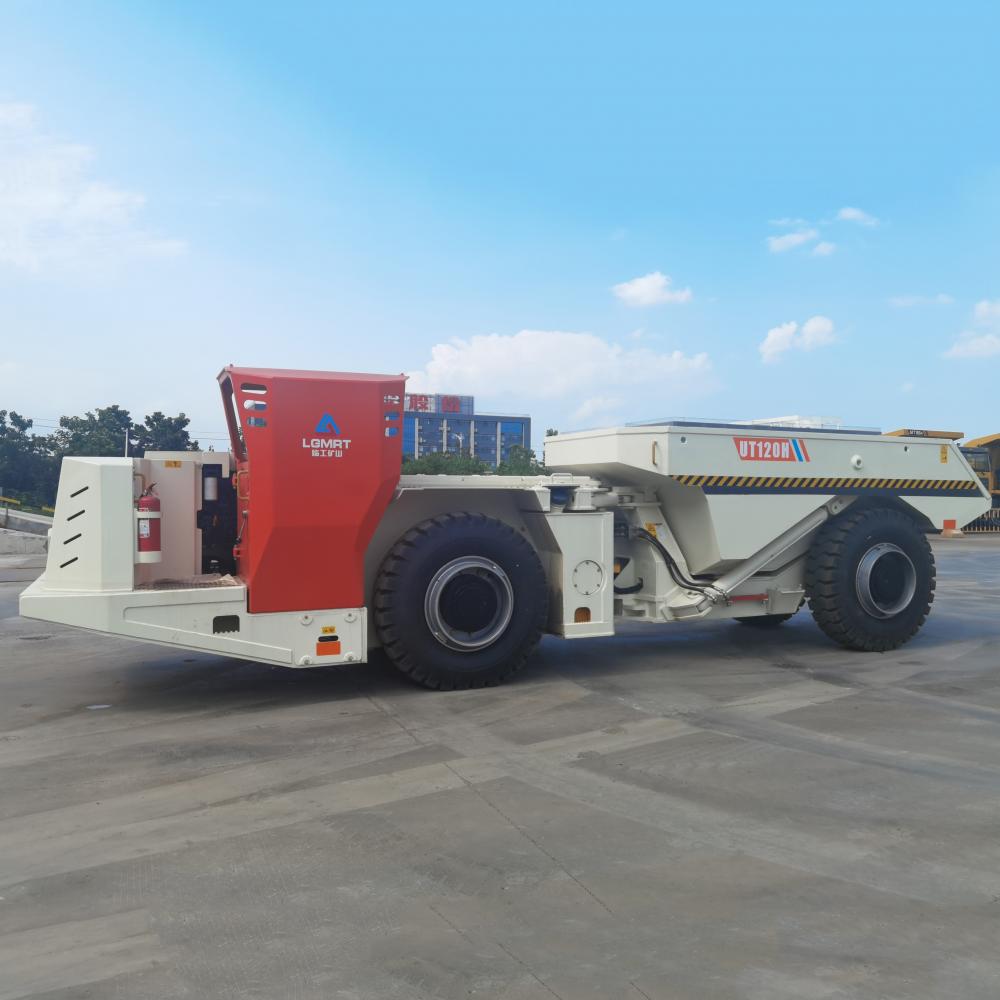 Underground articulated dumper truck