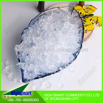 Irregular clear crystal soil mud for decoration