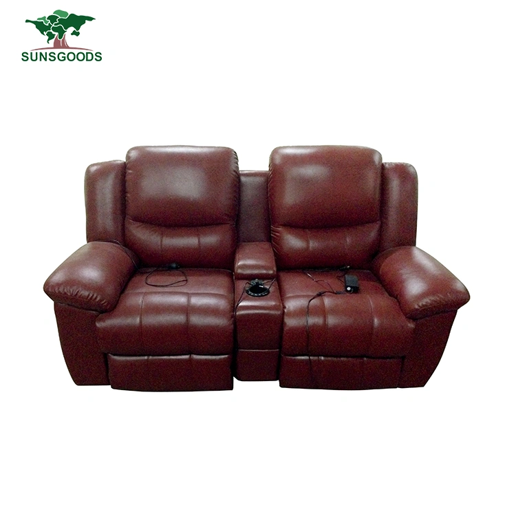 PU Leather Living Room Furniture Comfortable Recliner Sofa Home Theater Sofa