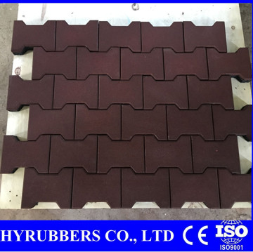 Hot sales rubber interlock mat 1 inch thick rubber mat