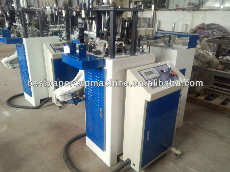 Automatic paper lunch box forming machine