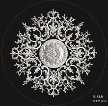 Luxury Combination PU Ceiling Medallion