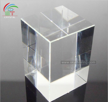 blank crystal cubes for engraving/ crystal cube/ crystal glass cube