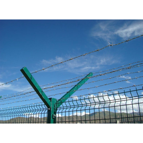 Steel picket fence airport west