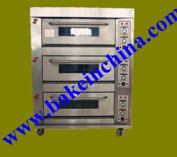 Electric 3 Deck Bakery Oven/commercial deck oven