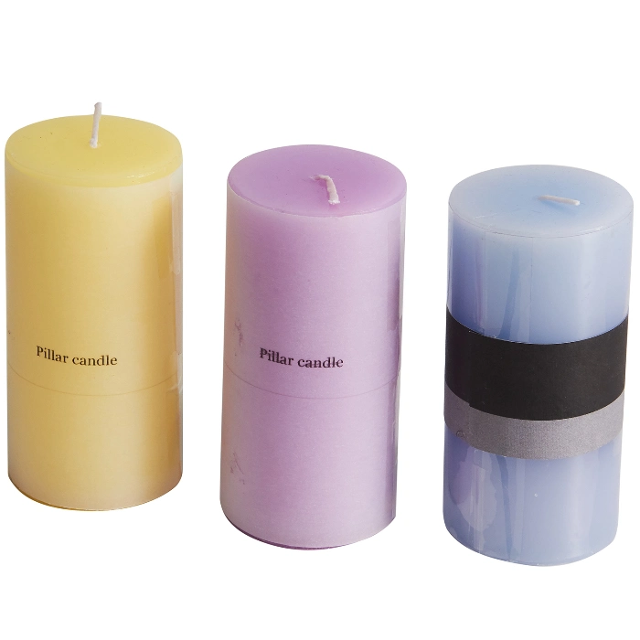 High Quality Different Size Classic Pillar Scented Candle for Home Decoration