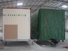 Mobile Prefab Container Villas Wood / Steel Door Panel Doub