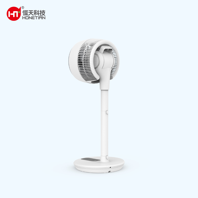 HONETIAN remote control night light low energy LED display 8 timer 14 speeds 4 modes 9 inch 3 blades DC circulator stand fan