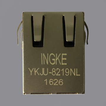 Ingke YKJU-8219NL 100% cross 6605759-1 RJ45 Magnetic Modular Jacks